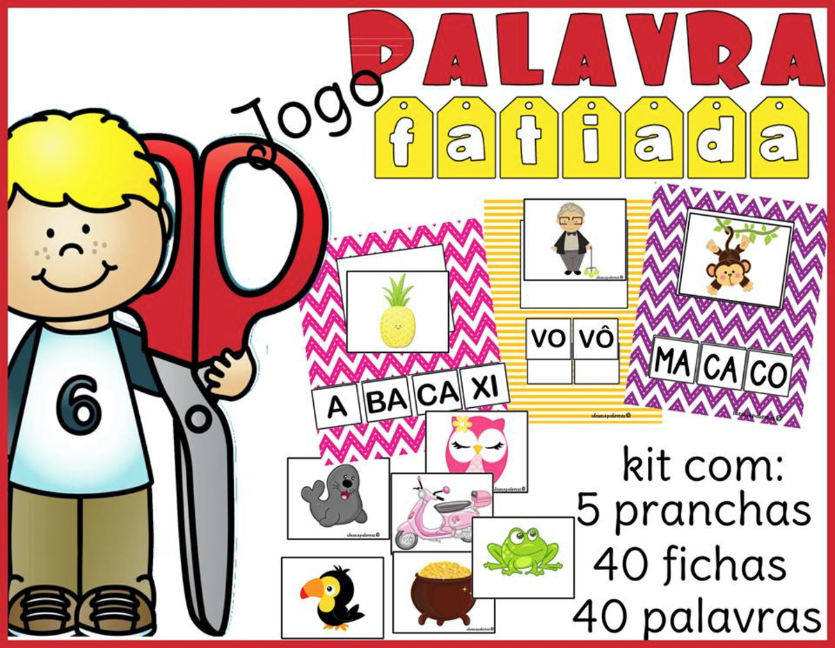 Jogos com palavras para alfabetização