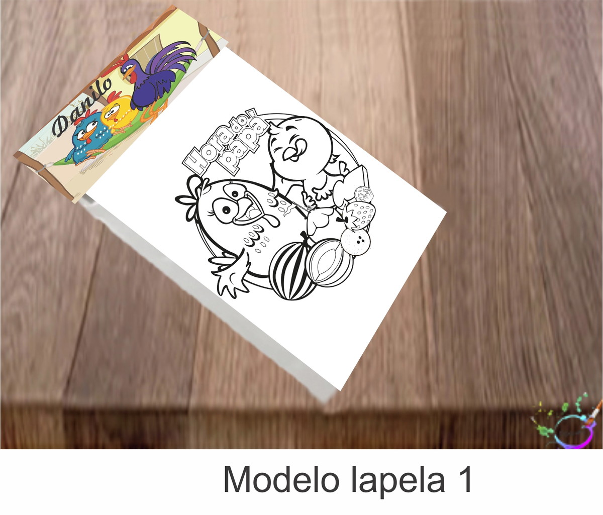 Galinha do minecraft para colorir - Imprimir Desenhos