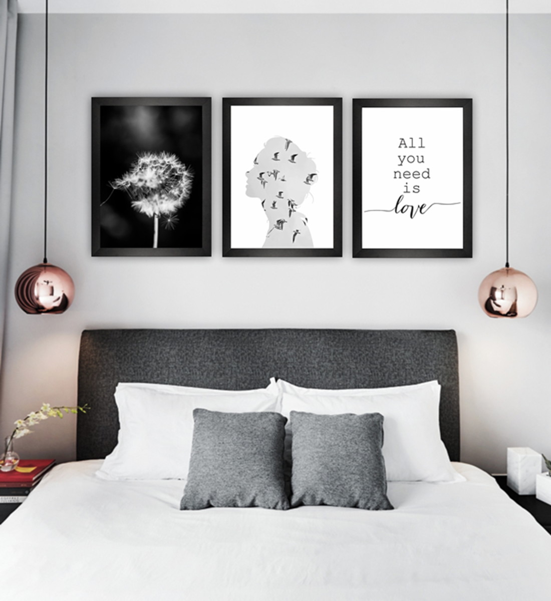 Como renovar a decoração do seu imóvel 5 kit de quadros decorativos combinacao poster decoracao casa poster