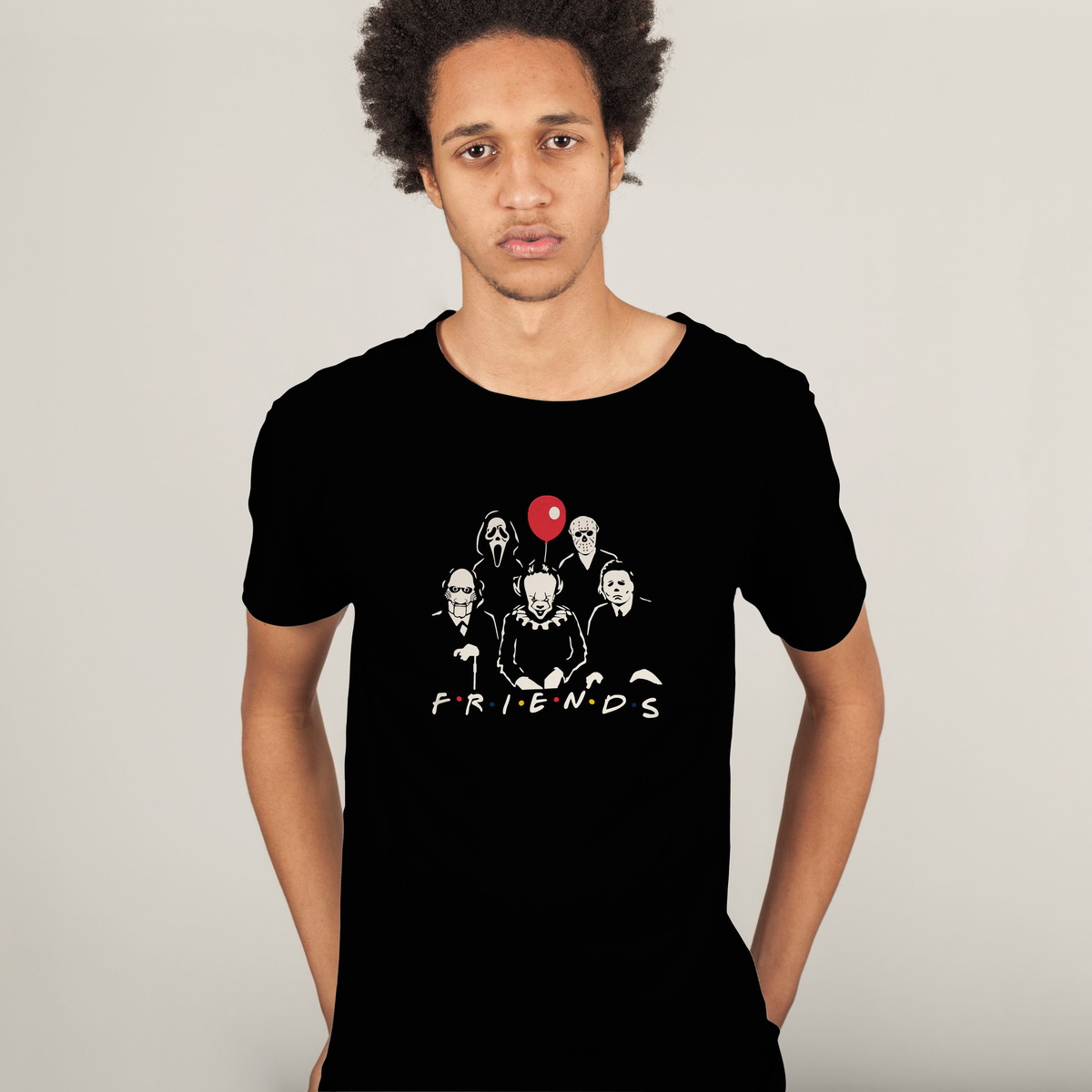 camiseta friends horror