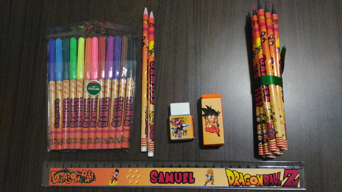 Kit Colorir Caderno desenho Dragon Ball, Lápis e Folha A4 - Macrozão -  Caderno de Desenho - Magazine Luiza