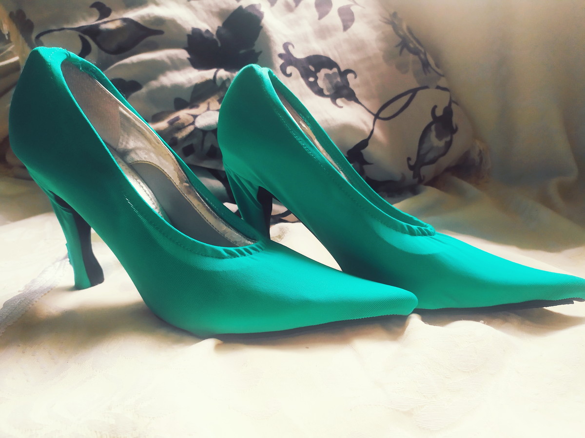 sapato scarpin azul tiffany