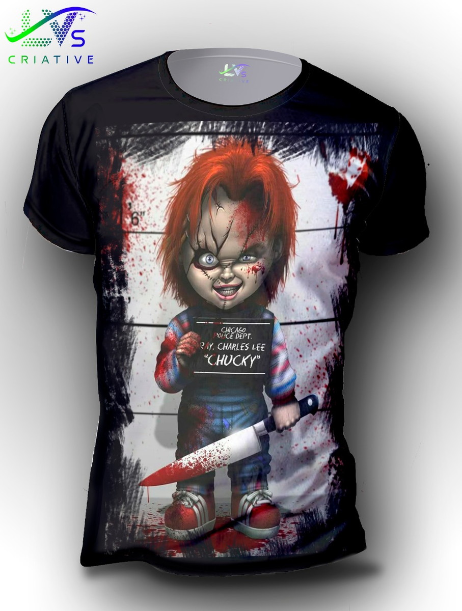 Camiseta Filme Chucky O boneco assassino - Personalizada