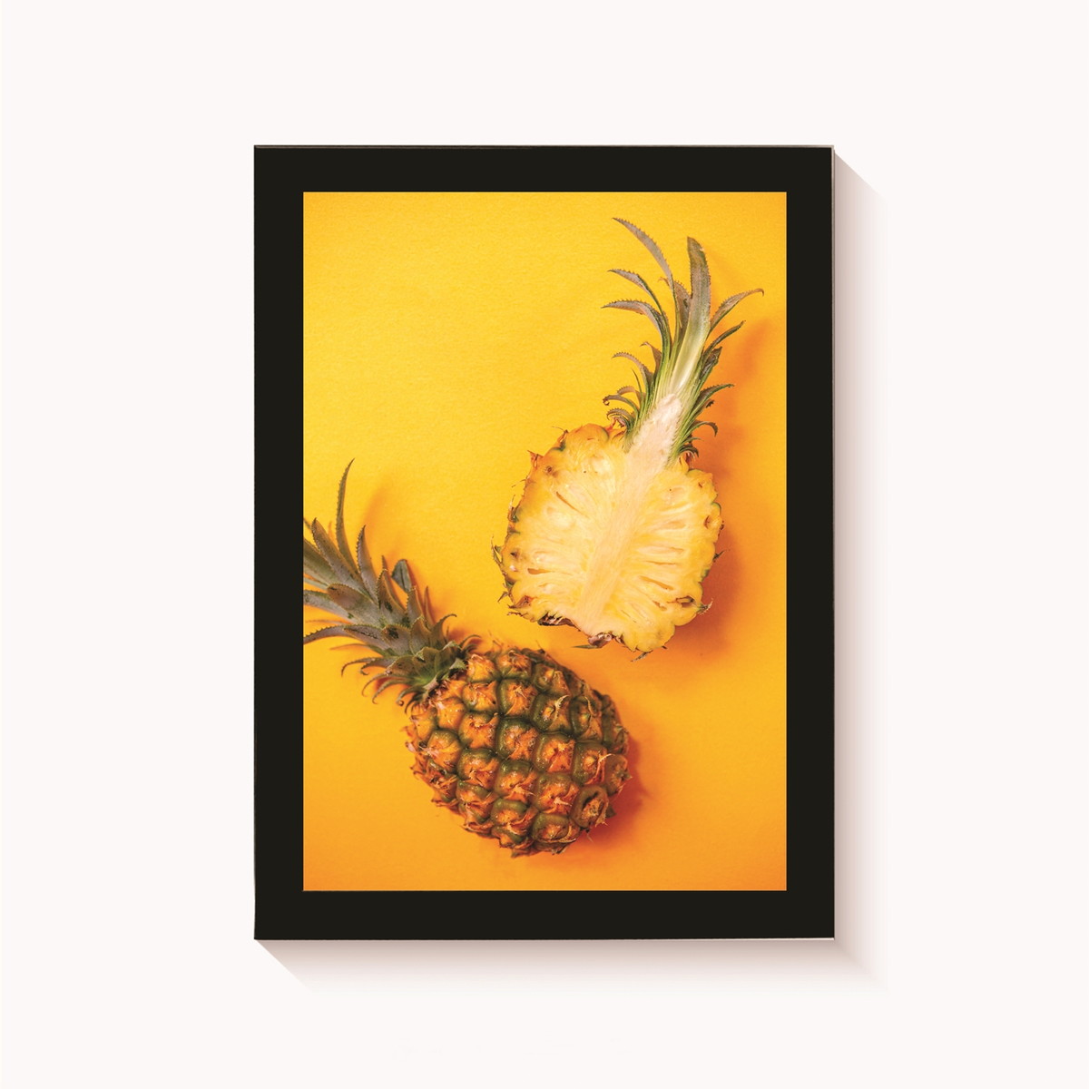 Quadro Decorativo c/ Moldura 20x30 cm Abacaxi 9 Cozinha Copa