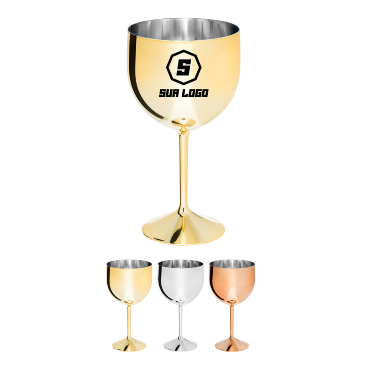 Download Taça de Gin Personalizada Acrílica Metalizada 500 ml no ...