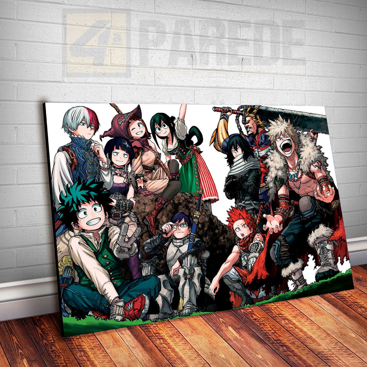 Placa Decorativa Boku no Hero Academia A215 no Elo7
