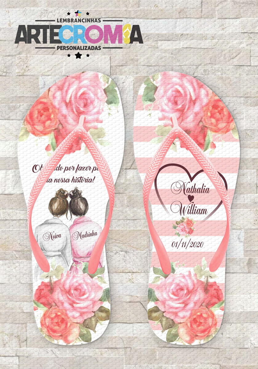 sandalia rosa para casamento