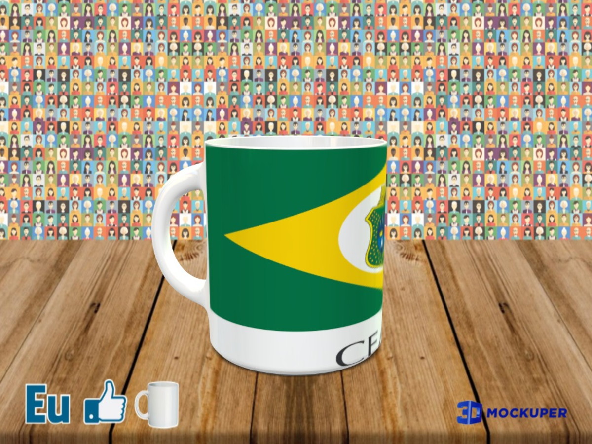 Caneca Bandeira dos Estados - Ceará no Elo7 | Eu Curto ...