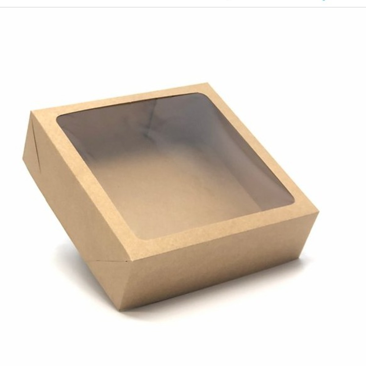 20 caixas com visor 20x20x6 Kraft no Elo7 | Bagmix Embalagens (97969C)