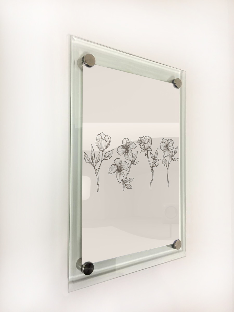 Quadro Painel Decorativo De Vidro Sobreposto Flores Desenho No Elo7 Qdivina Quadros 139b39d