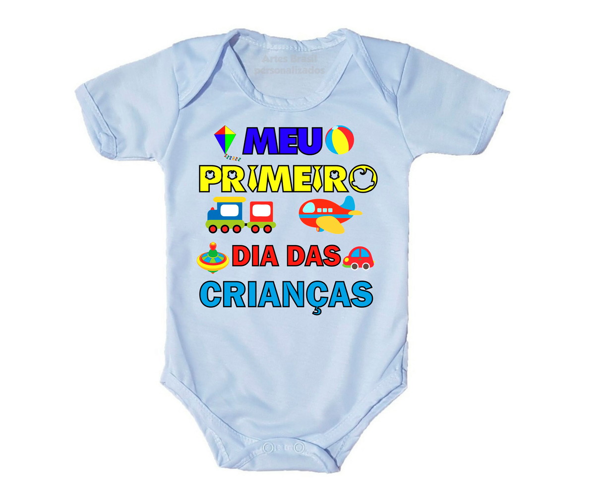 Body Meu Primeiro Dia Das Crianças Body Meu Primeiro Dia Das Crianças Menino no Elo7 | Artes Brasil