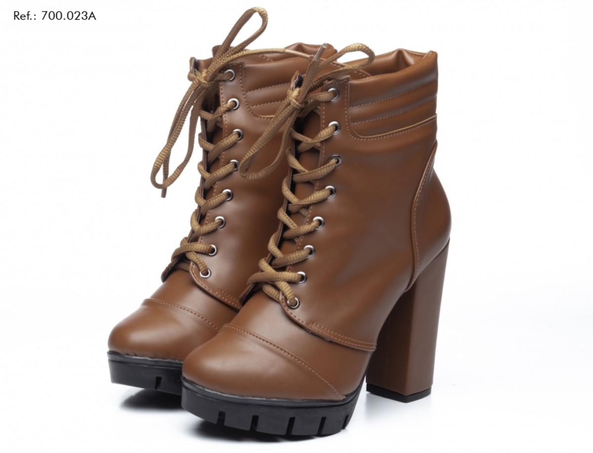 imagens de botas cano curto femininas