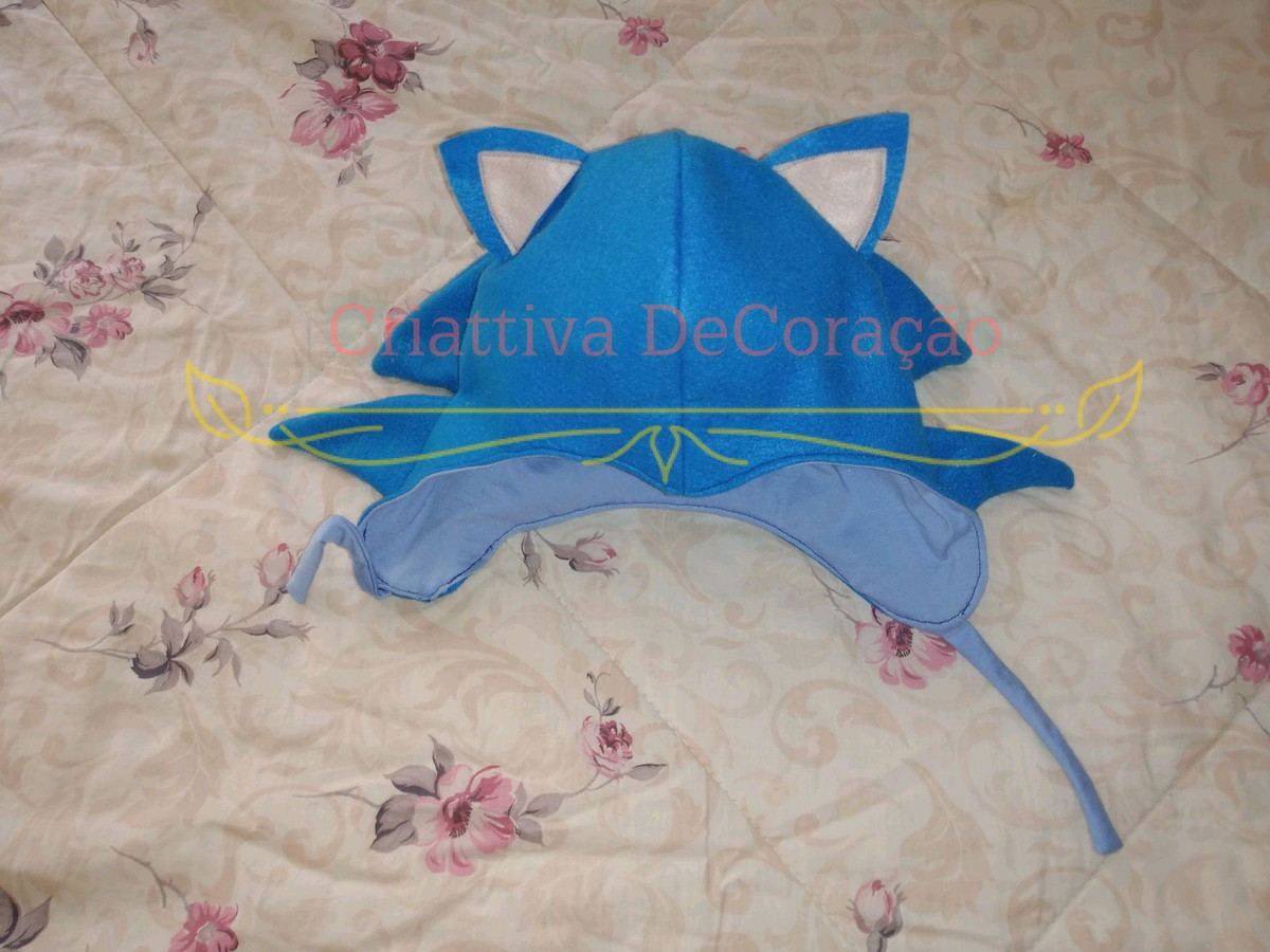 Fantasia Sonic Infantil Macacao Gorro Luvas e Pantufas em 2023