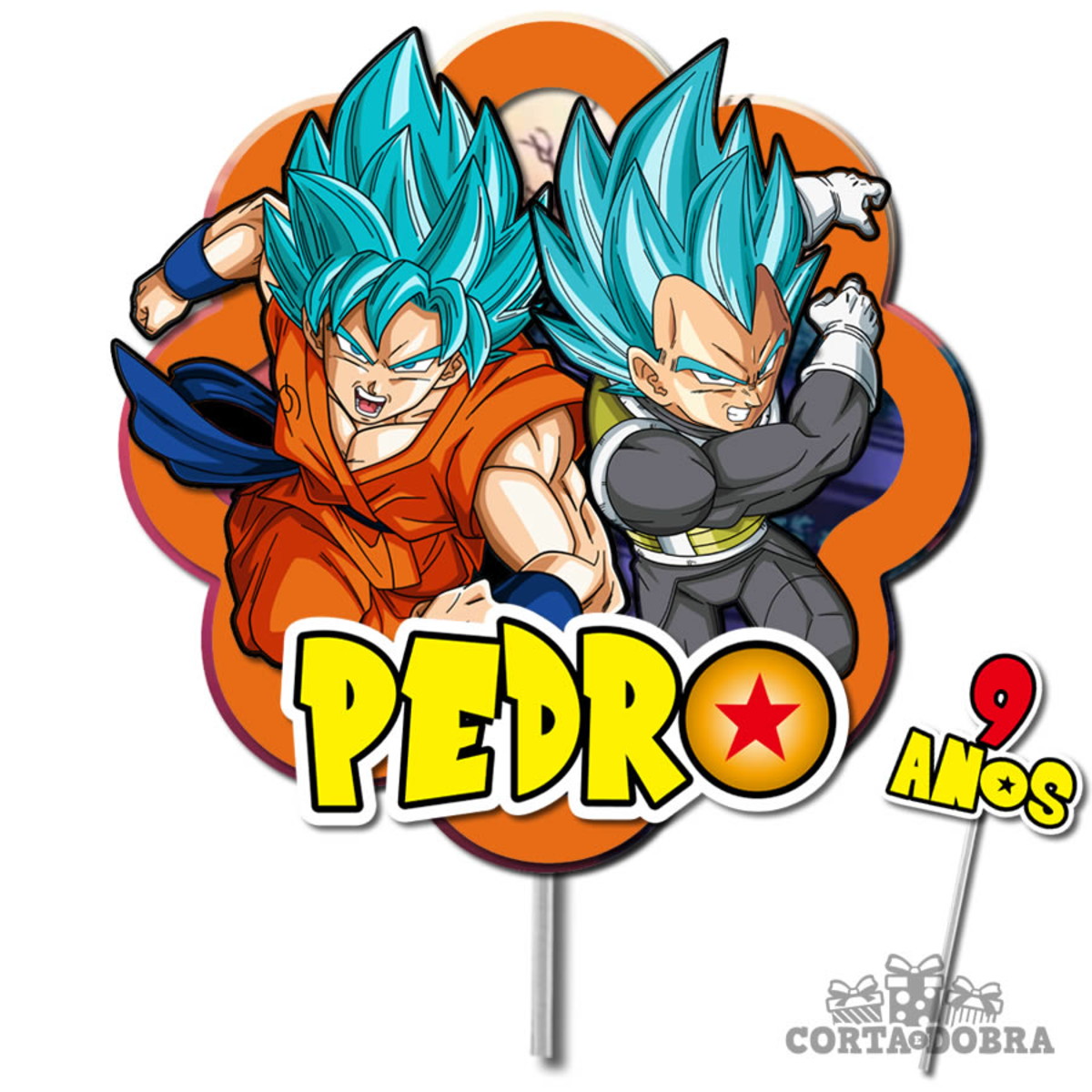 Topper Dragon Ball Super Personagens