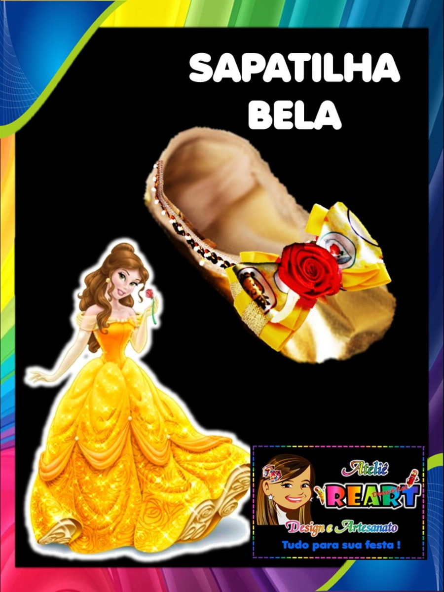 sapatilha da bela ea fera