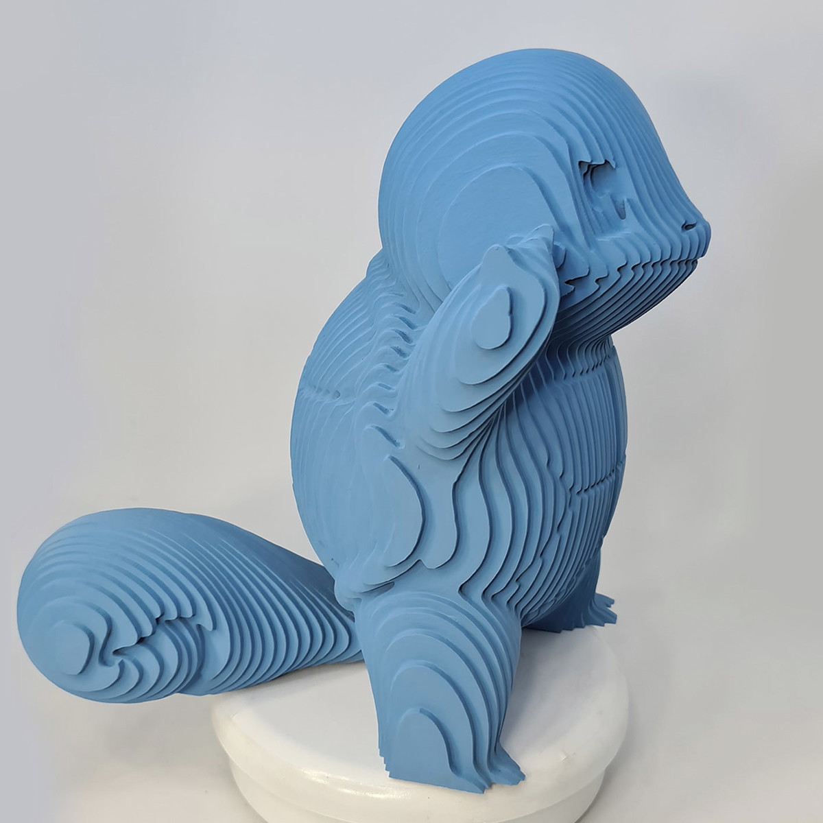 Squirtle Escultura Pokémon 3D em MDF Elo7 Produtos Especiais
