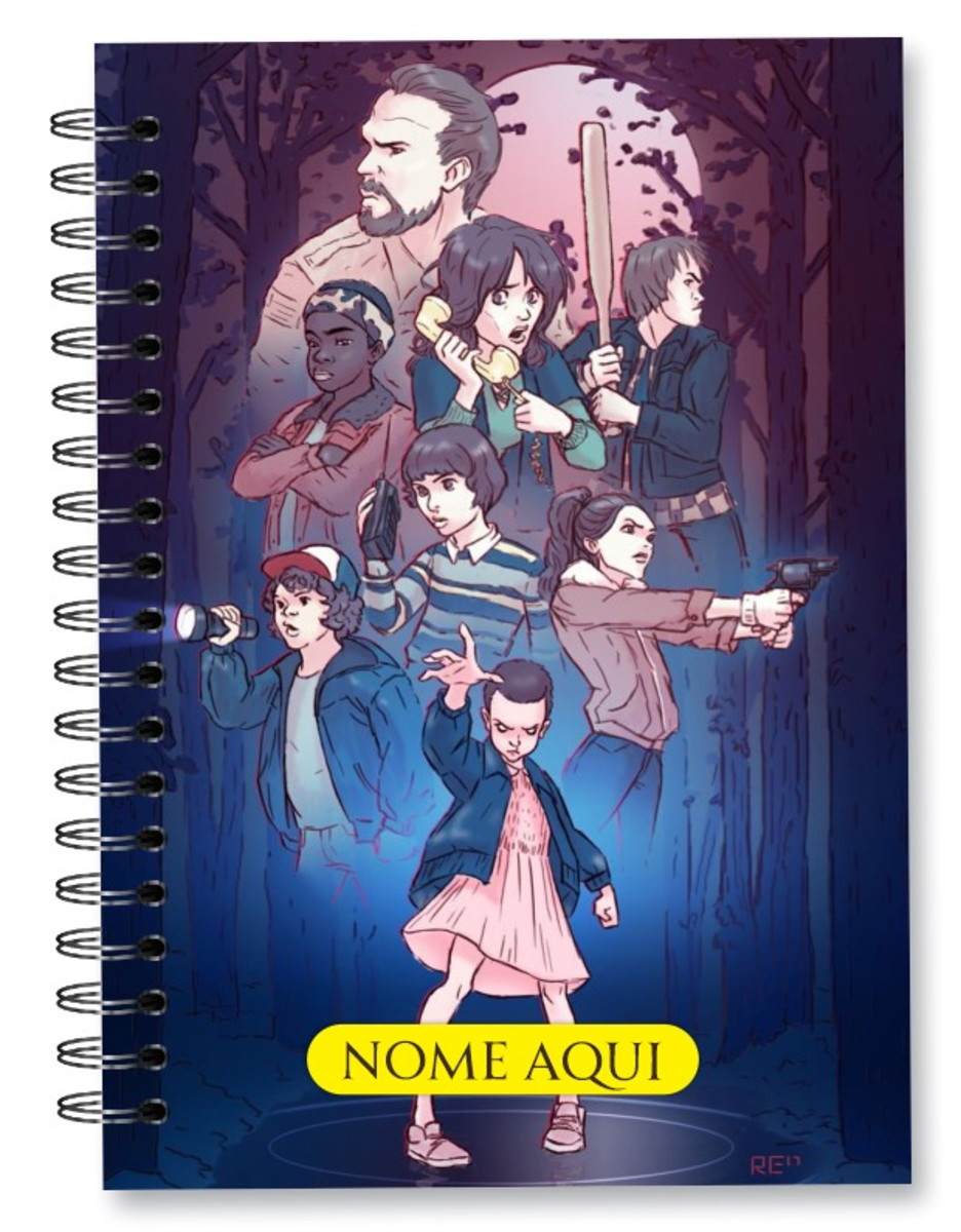 Agenda Stranger Things 2024 Personalizada com Nome Elo7