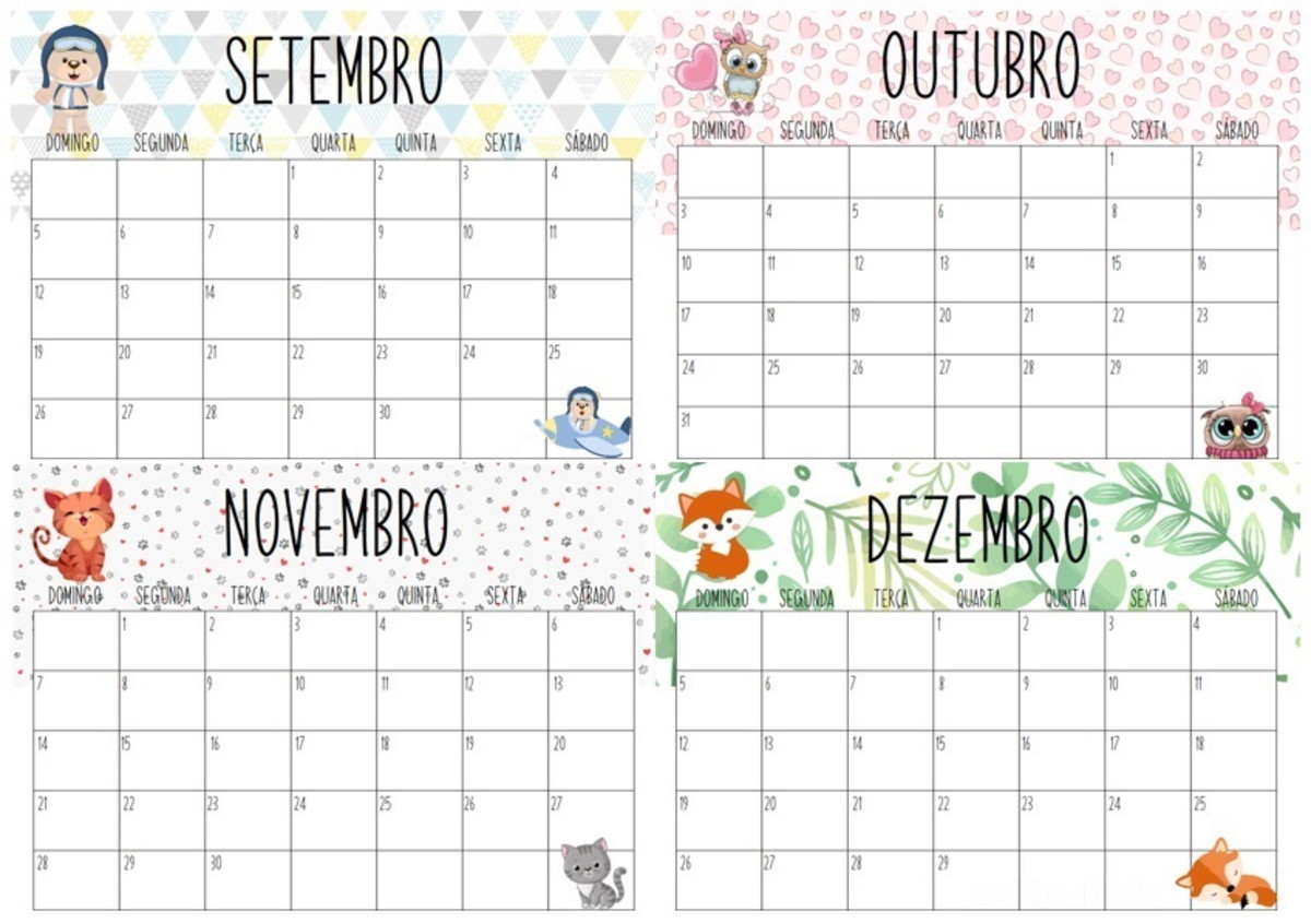 Planner Mensal 2025 com Imã Elo7 Produtos Especiais