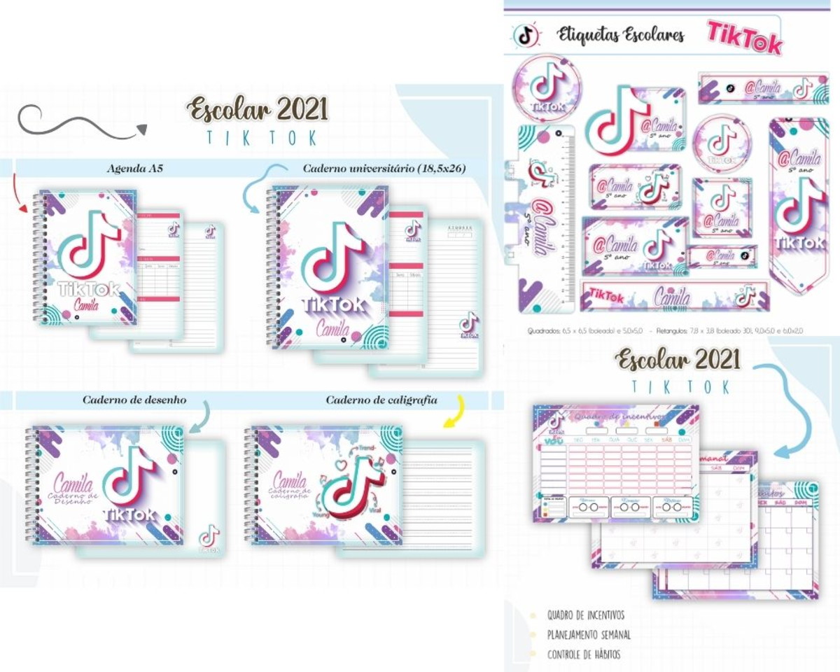 desenhos para fazer no caderno de c｜Pesquisa do TikTok