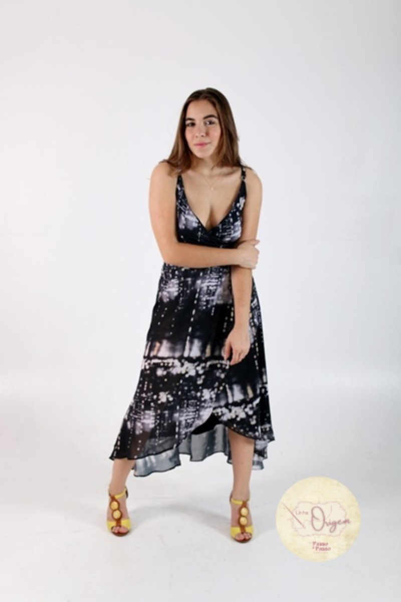 Vestido Longo tecido crepe de Seda no Elo7 | Passo a Passo ...