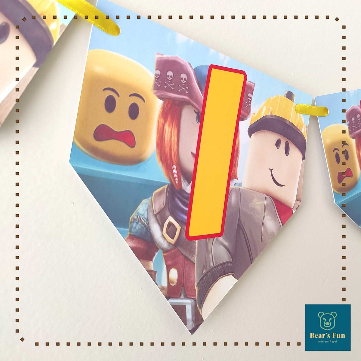 Kit so um bolinho roblox Compre Produtos Personalizados no Elo7