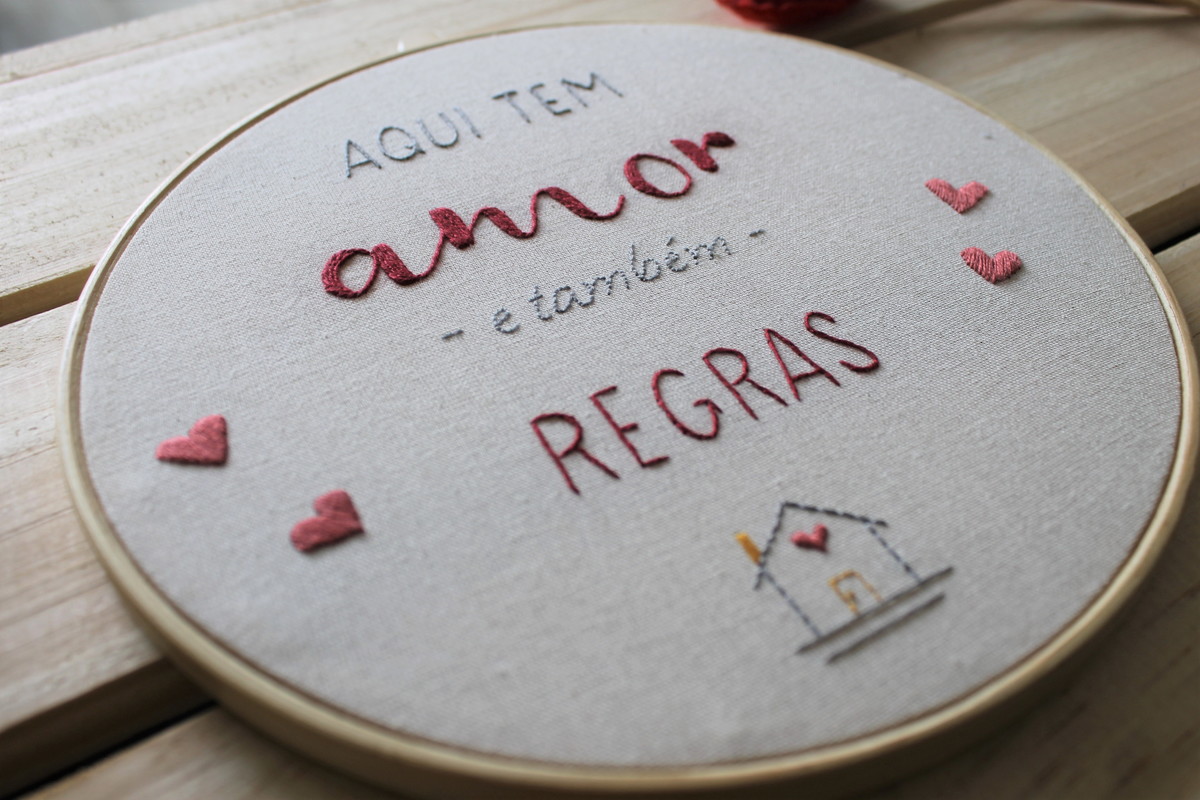 Aqui tem amor no Elo7 | Loja Ateliê Bem-te-vi (153A05E)