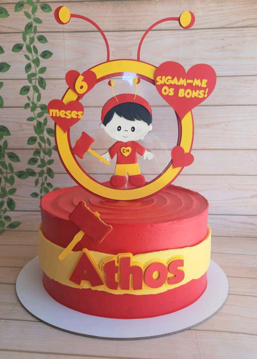 bolo de aniversário do athos