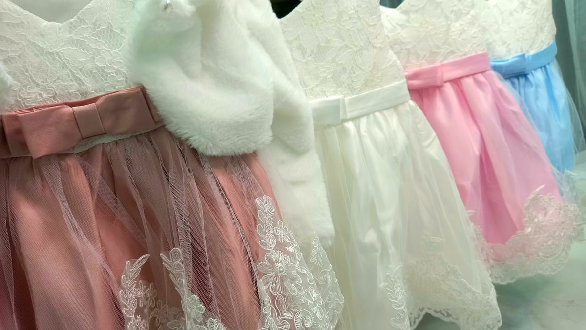 2021 Lace Batizado Vestidos Para Bebé Bonito Manga Comprida