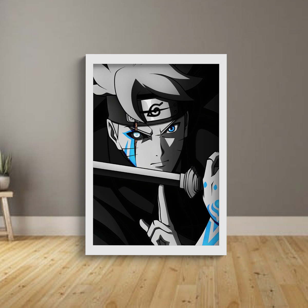 Quadro decorativo Boruto Karma Desenho Anime Otaku para sala quarto