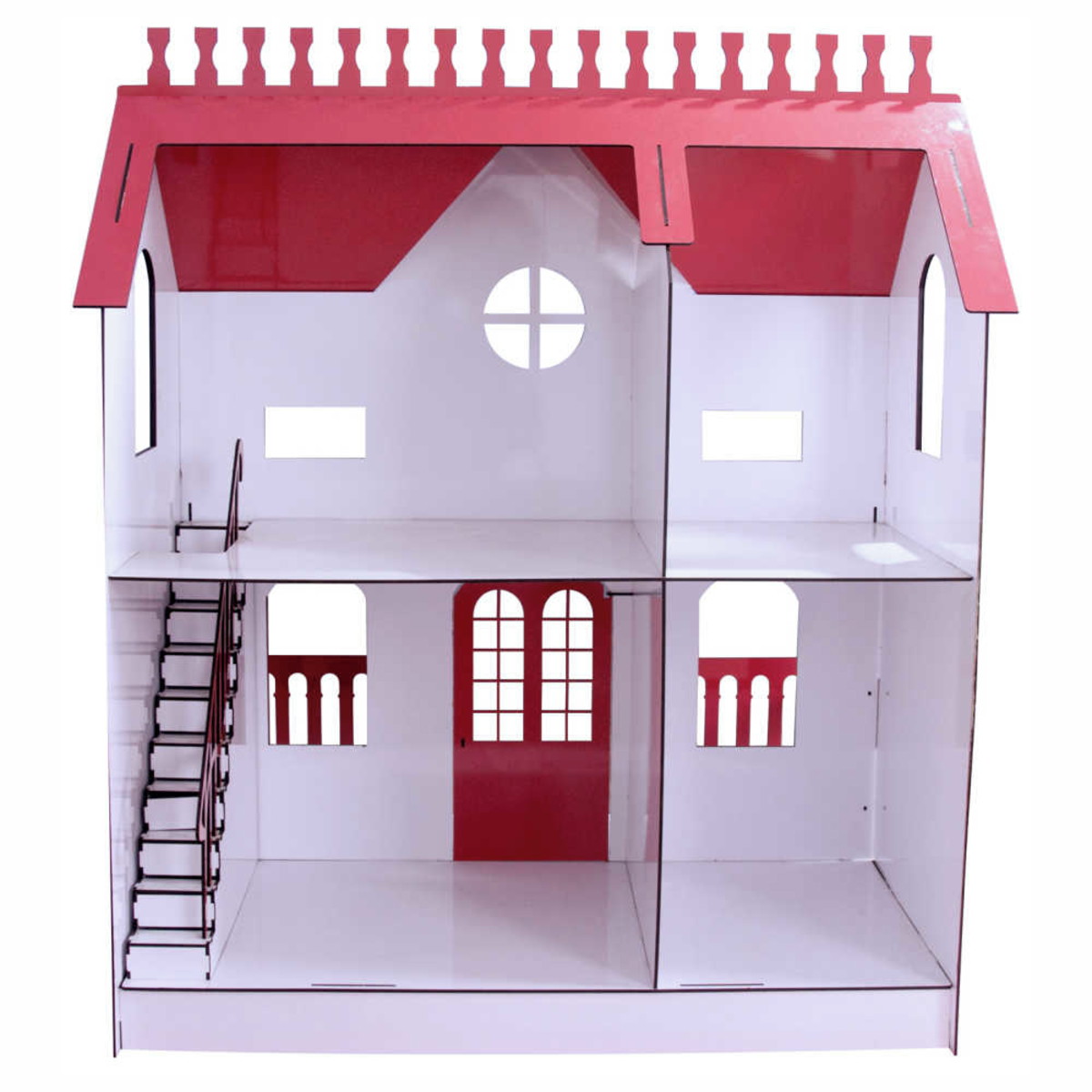 Kit Casa De Bonecas Barbie E Moveis Lian Em Mdf Cru 18 Pc - Darama em Promoção na Americanas