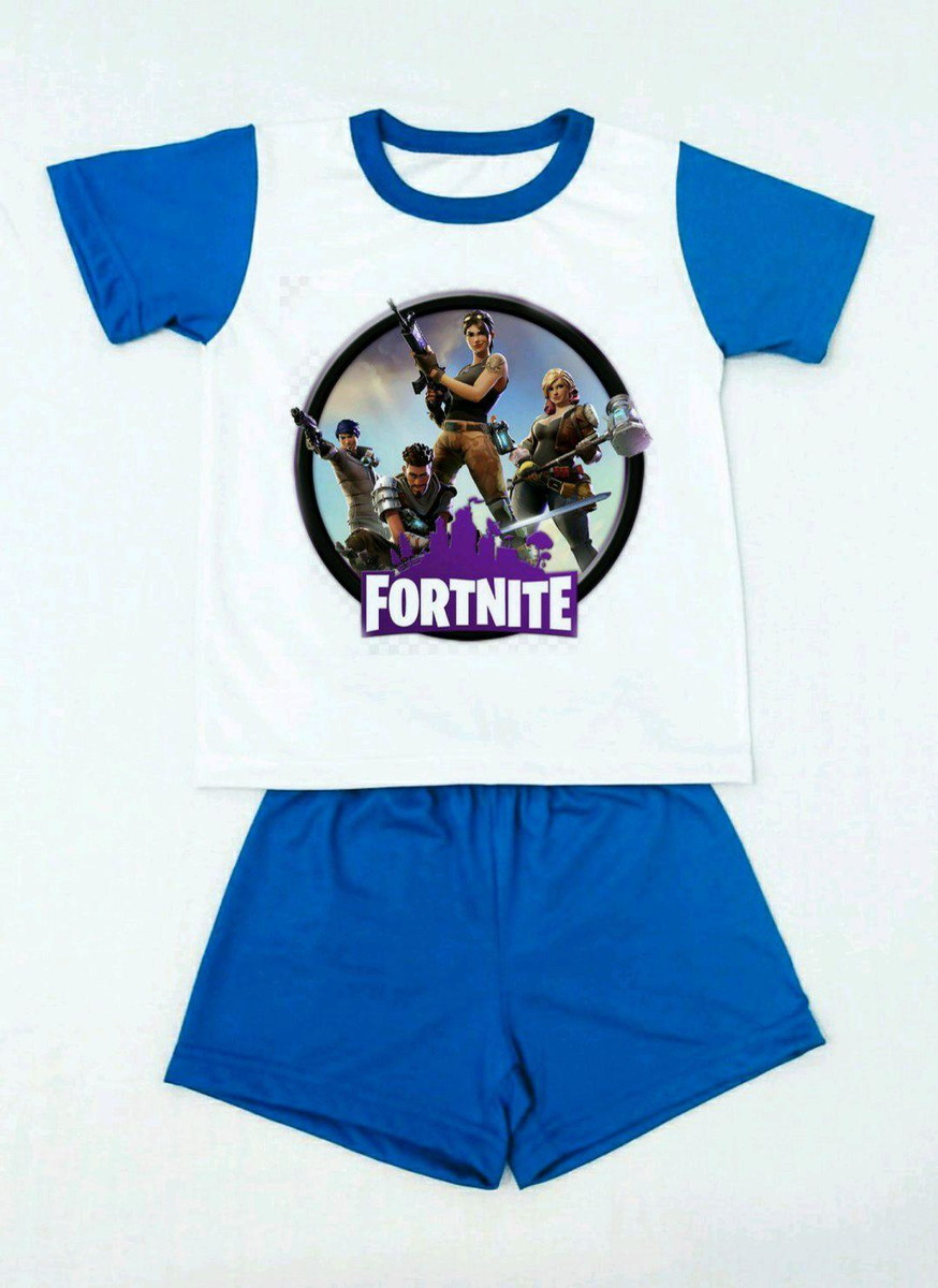 Pijama fortnite infantil curto Elo7 Produtos Especiais