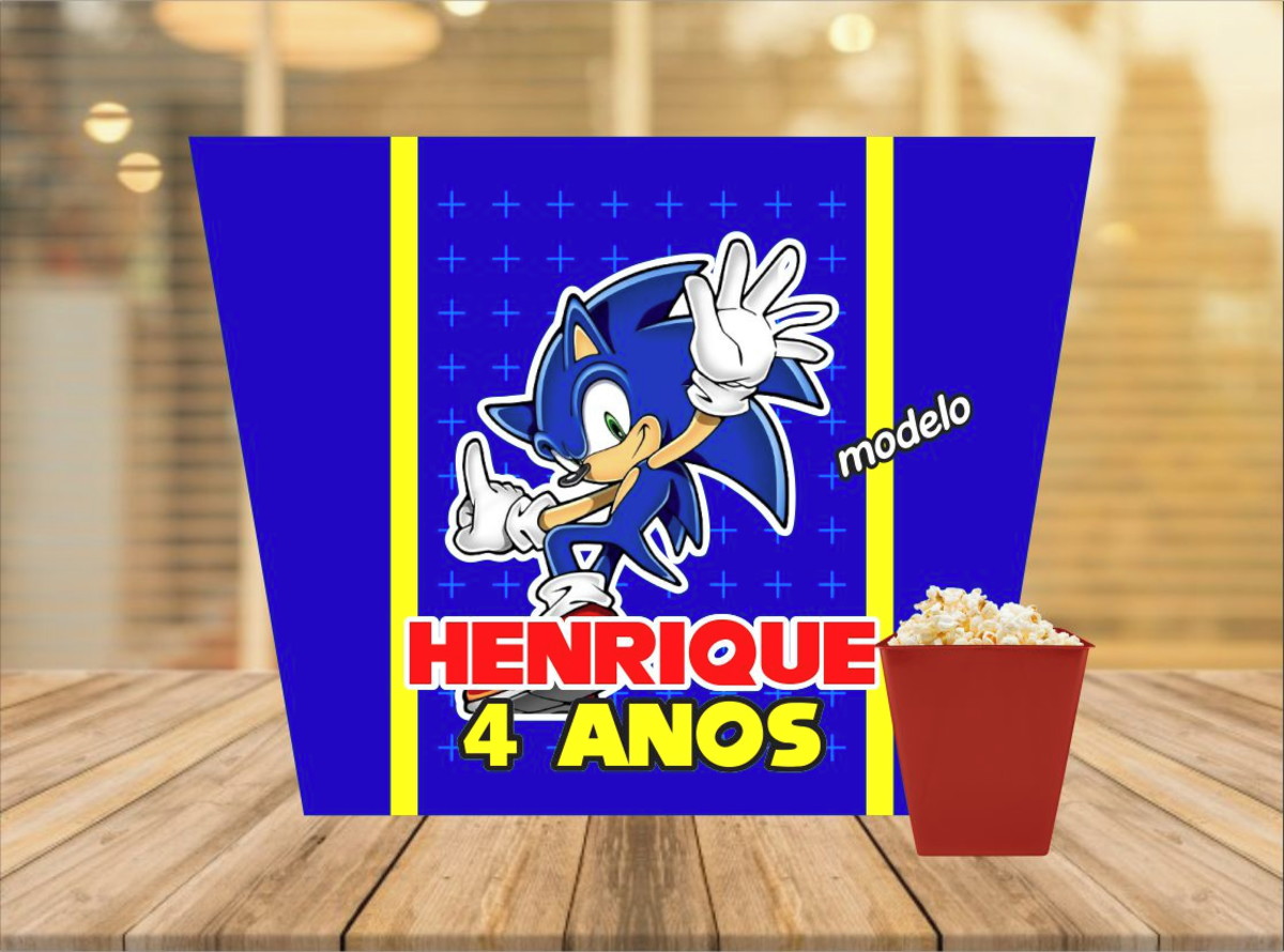 Visual repaginado de Sonic estampa novo pôster do filme - Pipoca