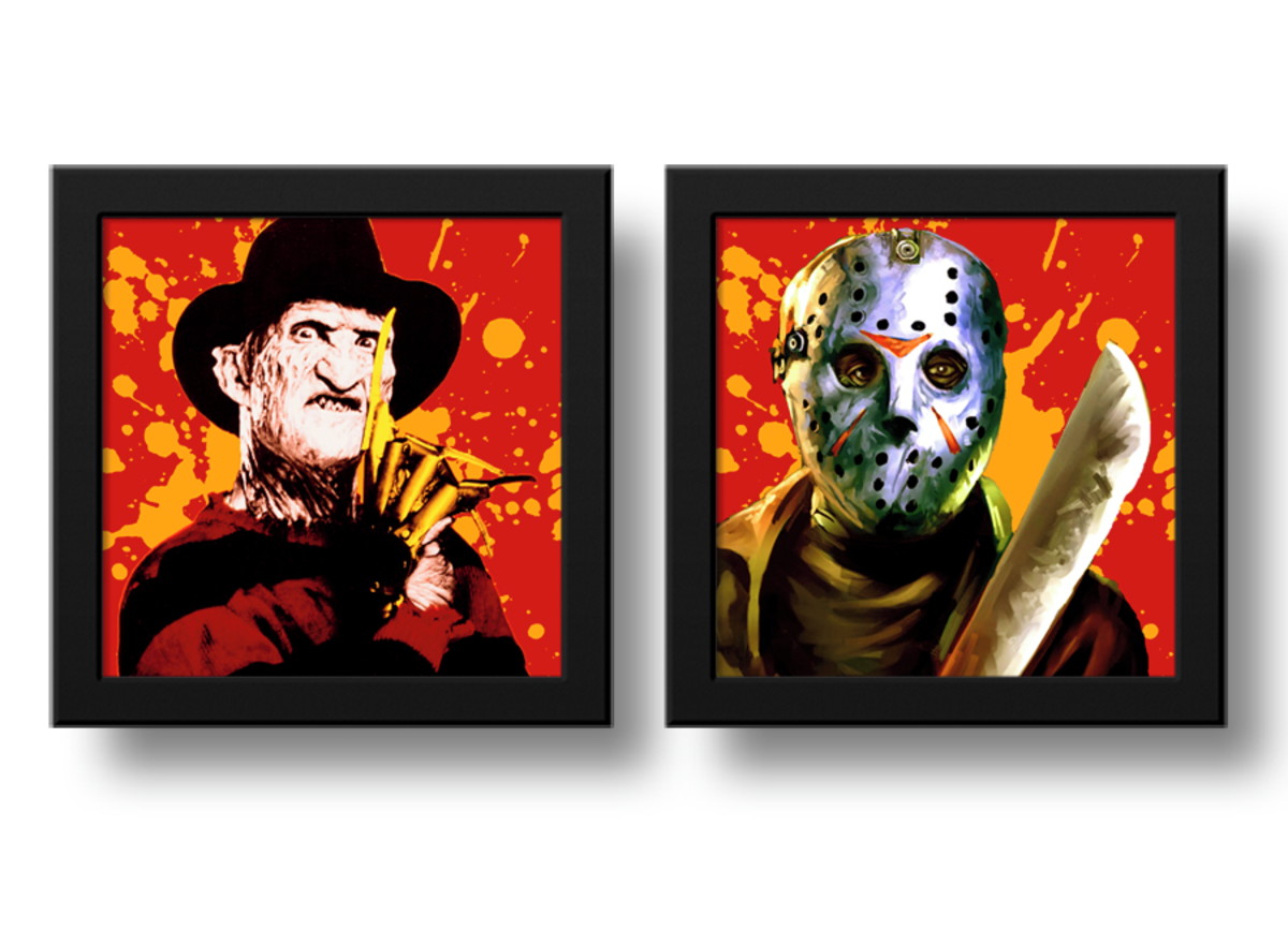 Quadro Evil Dead Filme Terror Decoração com Paspatur