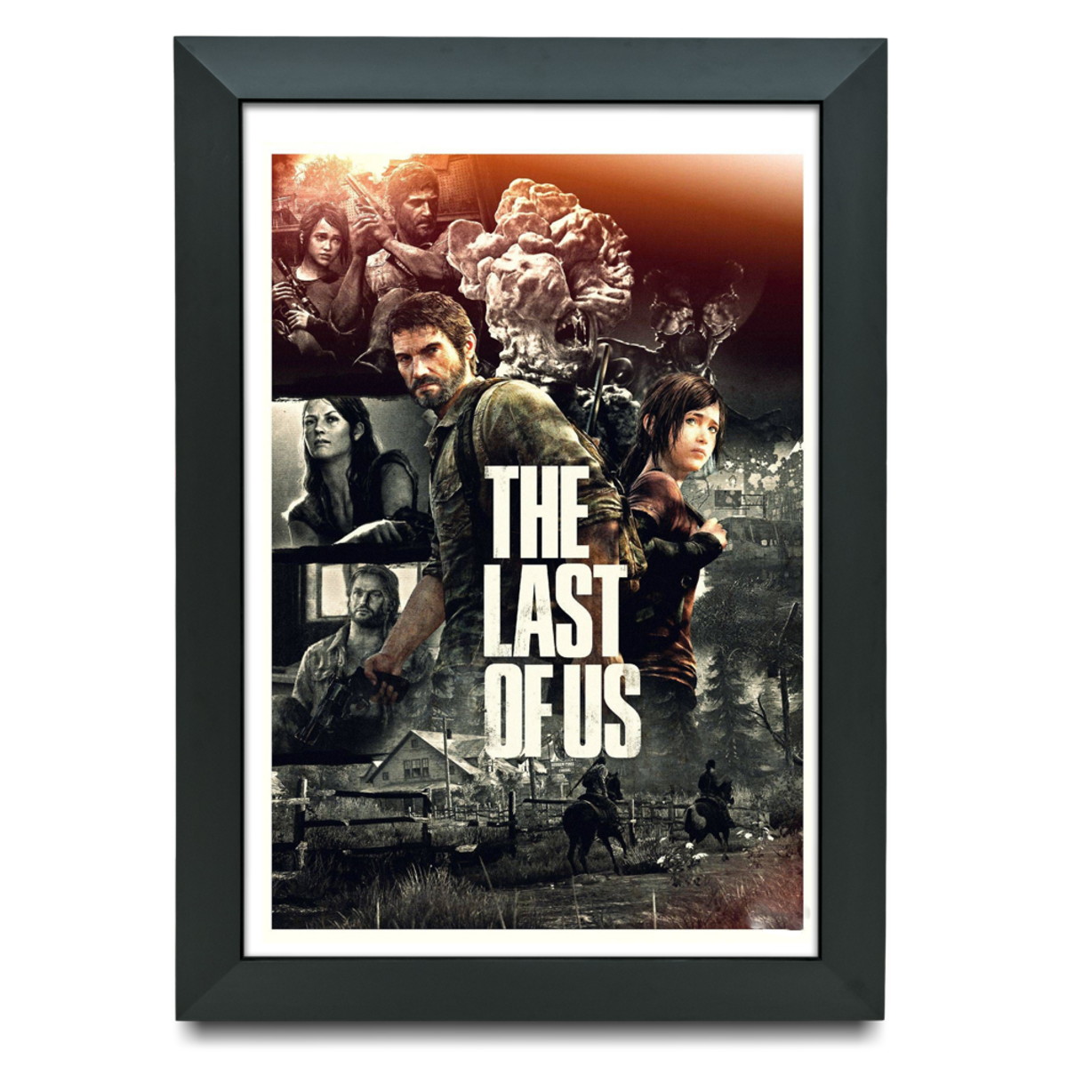 Quadro Decorativo Poster Game Jogo The Last Of Us 33x24cm