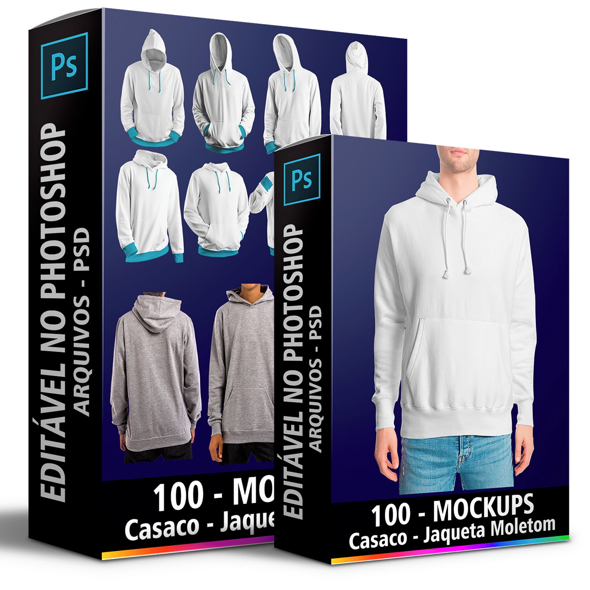 mock moletom com capuz