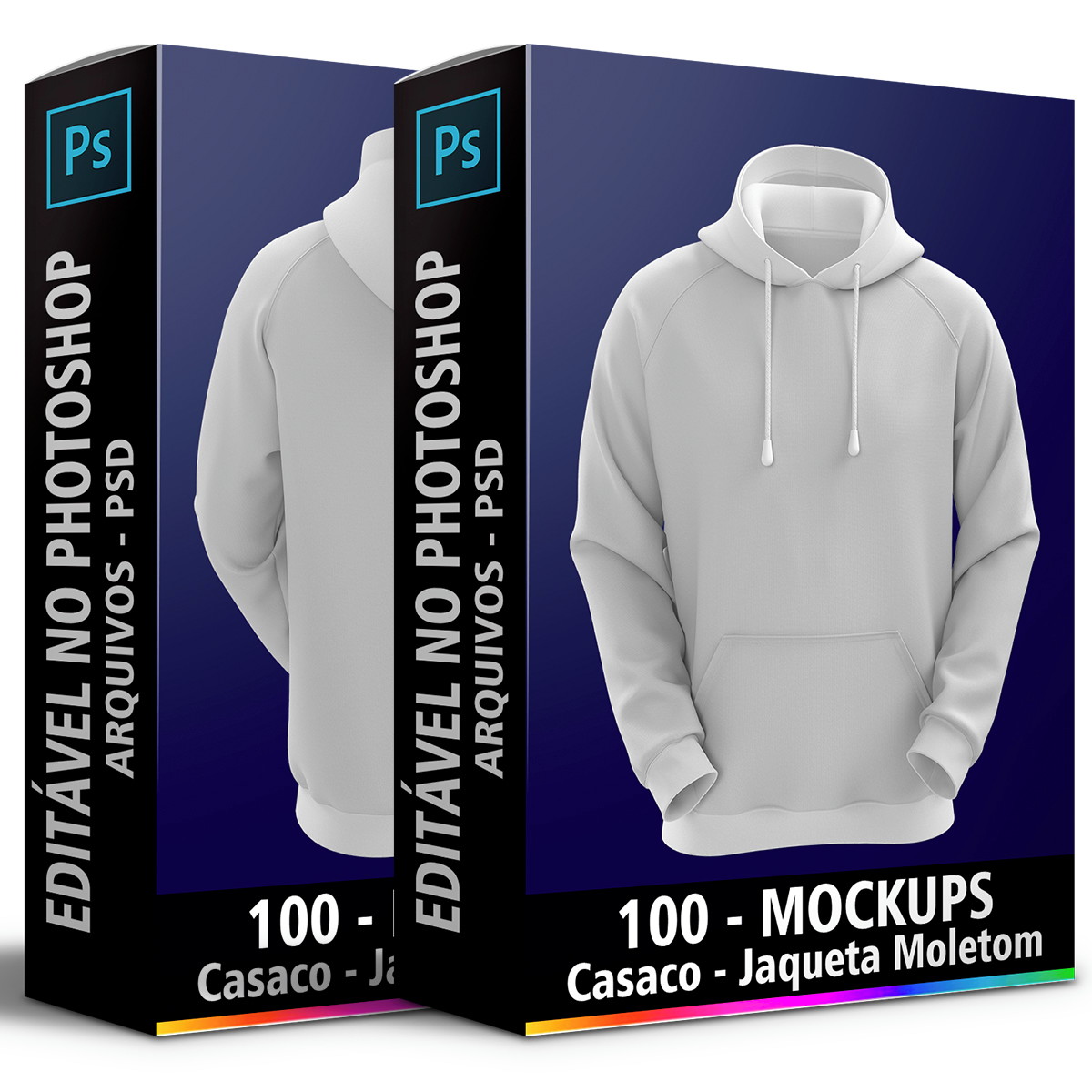 mock moletom com capuz