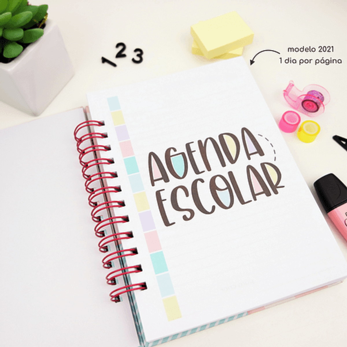 Agenda Escolar Personalizada 2025 Menina Elo7