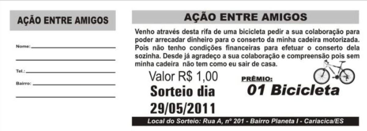 Exemplo De Texto Para Ação Entre Amigos