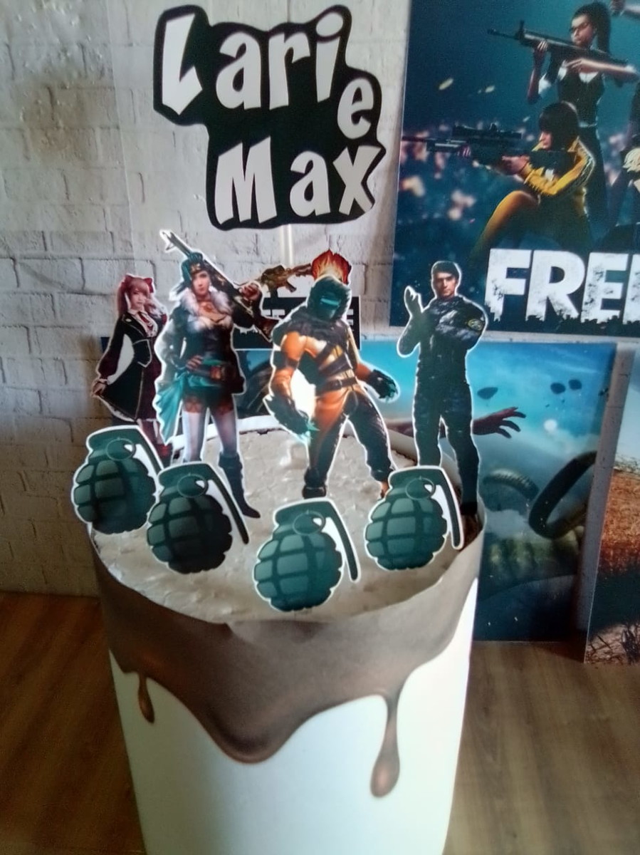 Kit festa em casa - Free Fire menino e menina kit 1