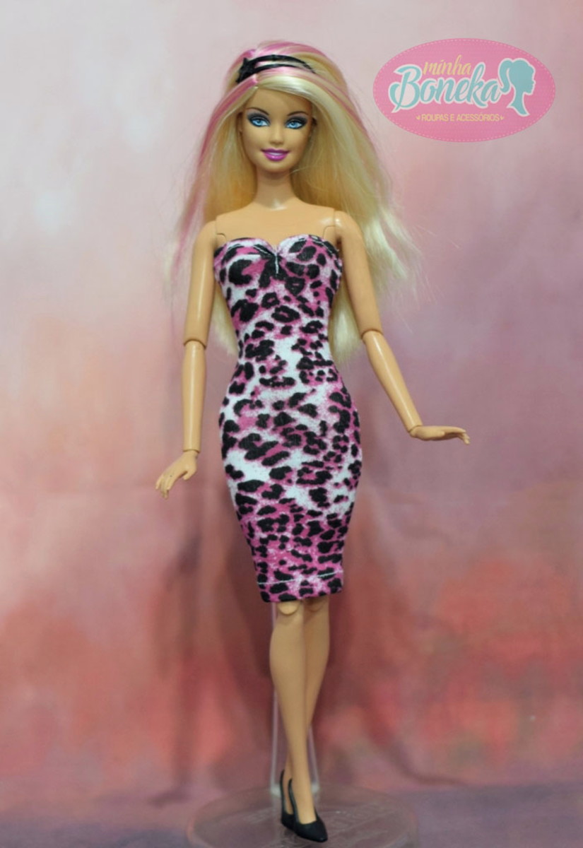 Acessórios para Boneca - Barbie Fashionista - Roupa - Vestido