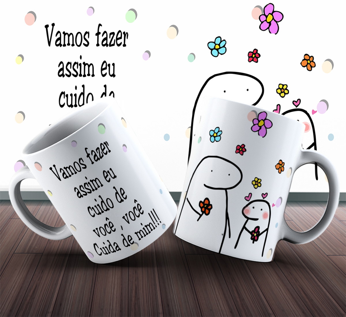 Caneca Personalizada Flork Vamos Fazer Assim