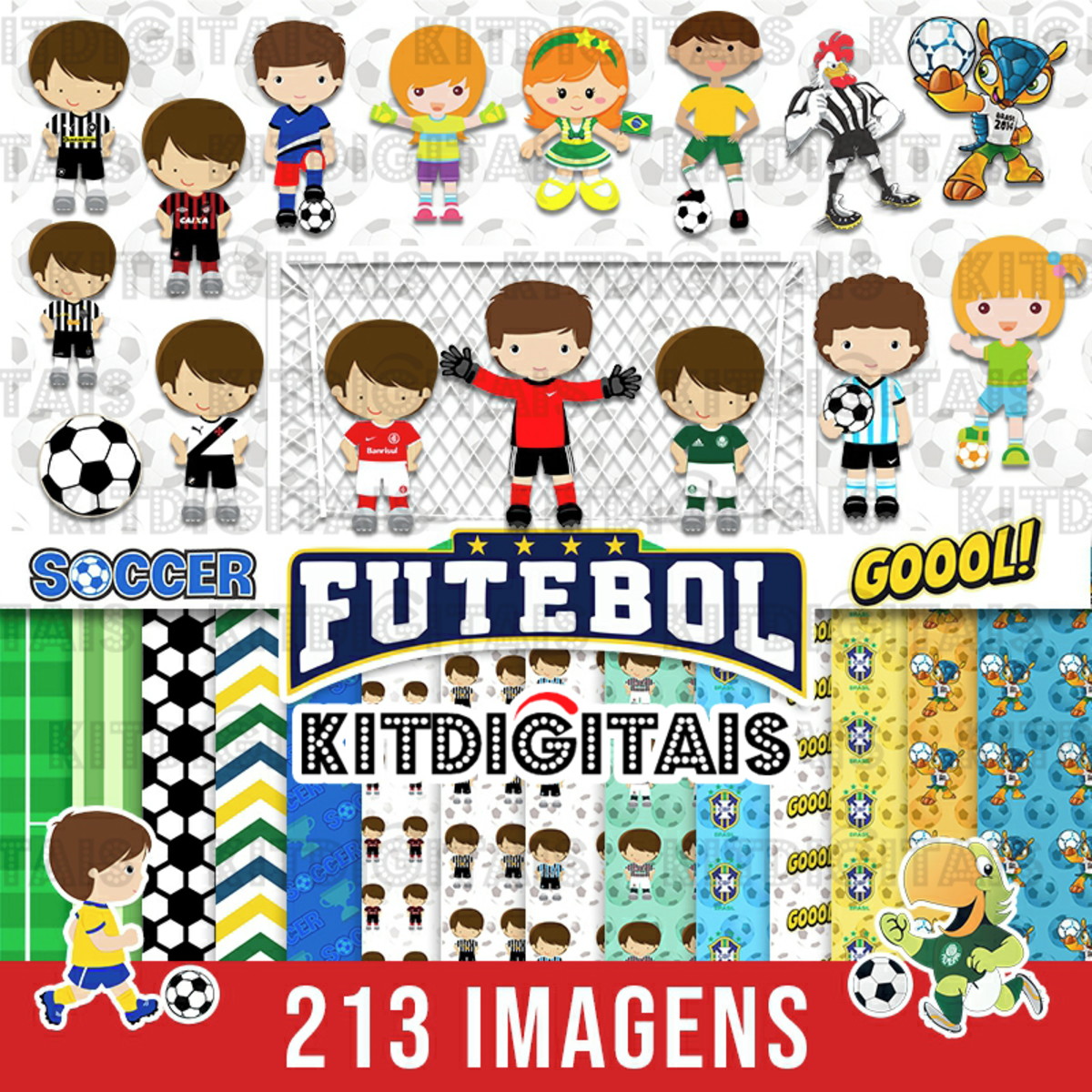 KIT DIGITAL FUTEBOL GRÁTIS - Arte Digital Grátis