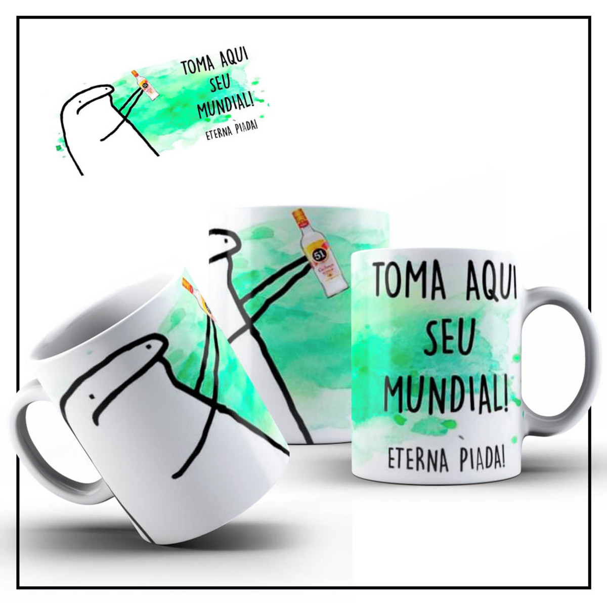 TOMA AQUI SEU MUNDIAL MEME PALMEIRAS SEM MUNDIAL CANECA PORCELANA