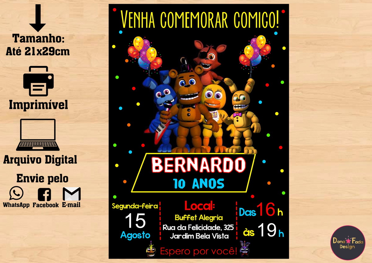 Fui no stand de Five Nights at Freddy's a convite da Universal Picture
