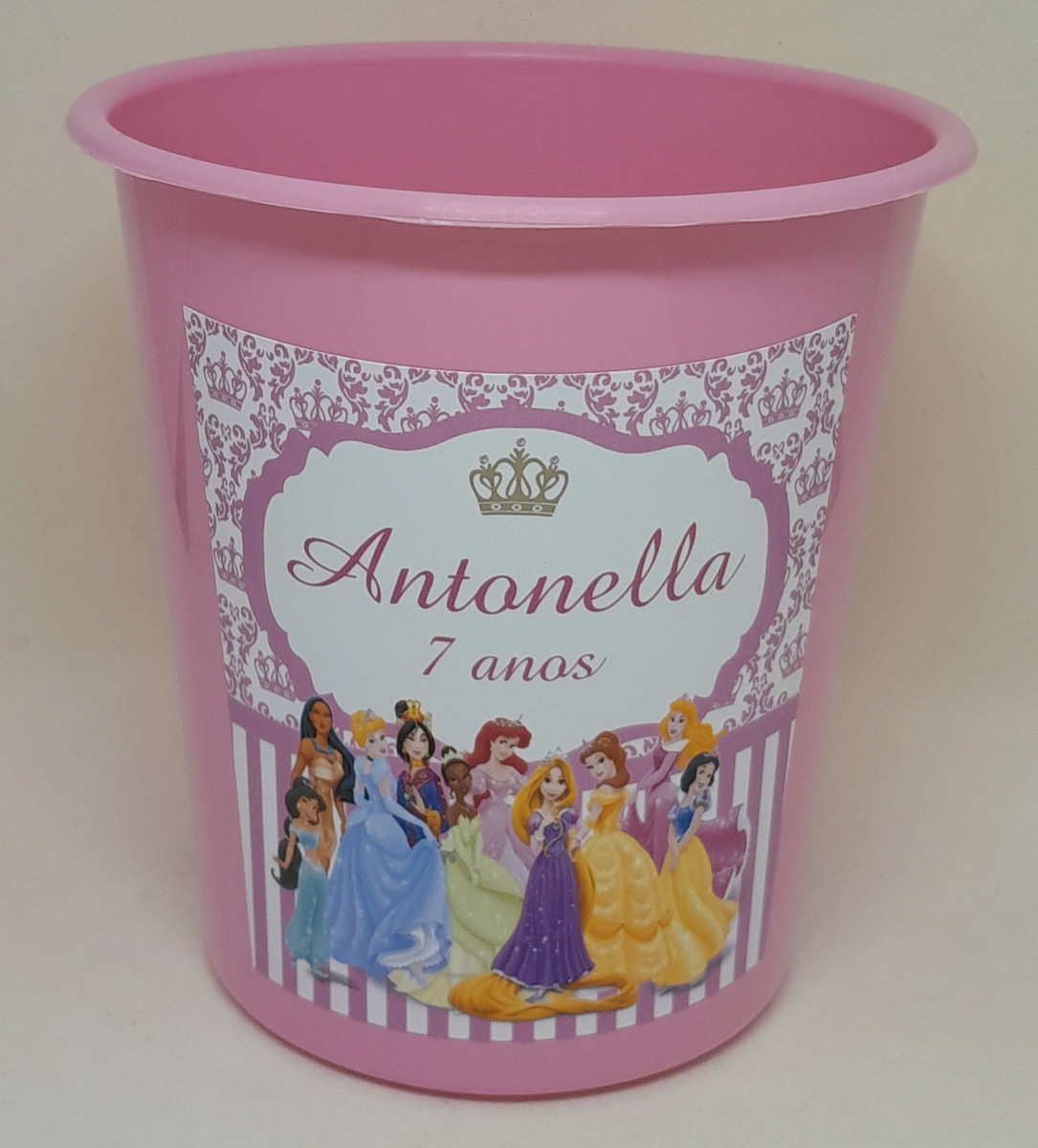 Balde de pipoca Princesas Disney no Elo7 Cláudia Arte (19B01B7)