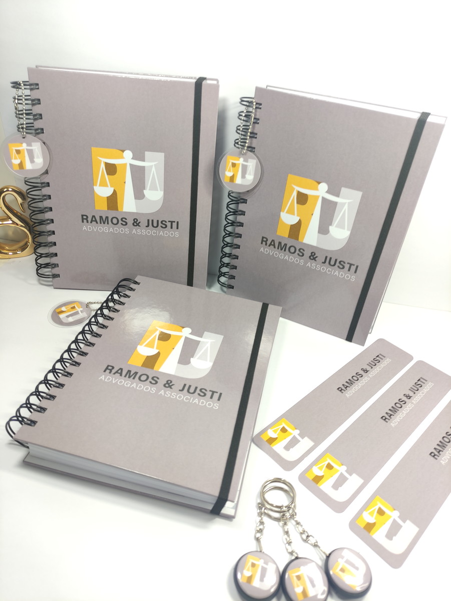 Planner Jurídico 2025 com Logo Personalizado Elo7