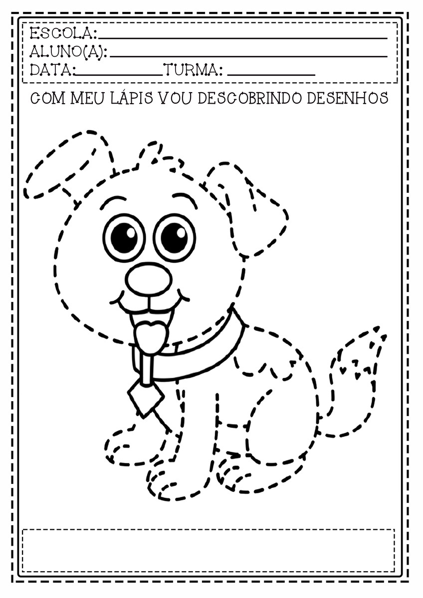 desenhos-de-cachorro-para-colorir-8 - Educação Infantil