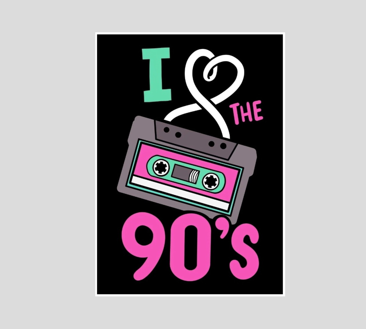 Quadro Vintage Fitas Bandas Rock