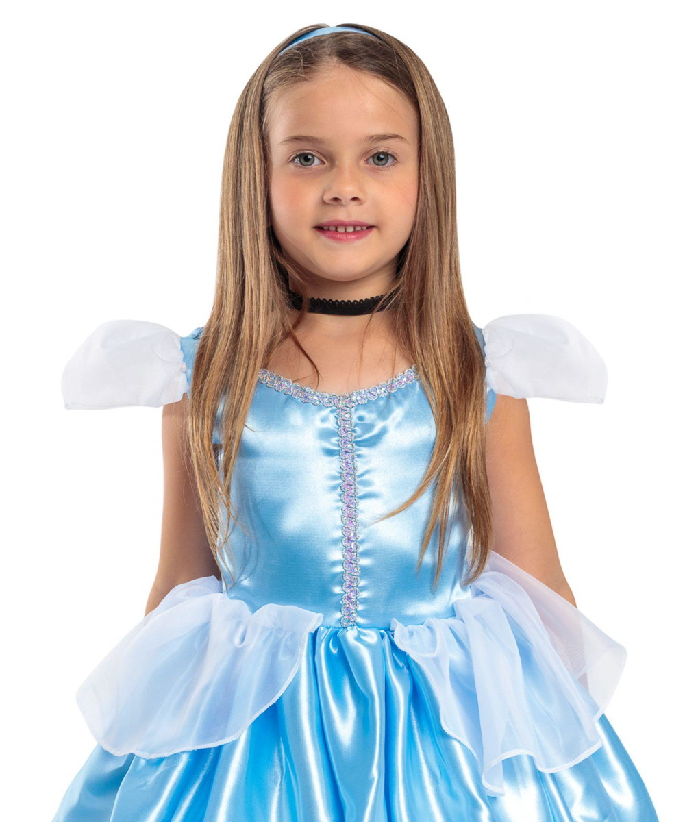 Vestido Princesa Cinderela Infantil com Acessórios + Anágua