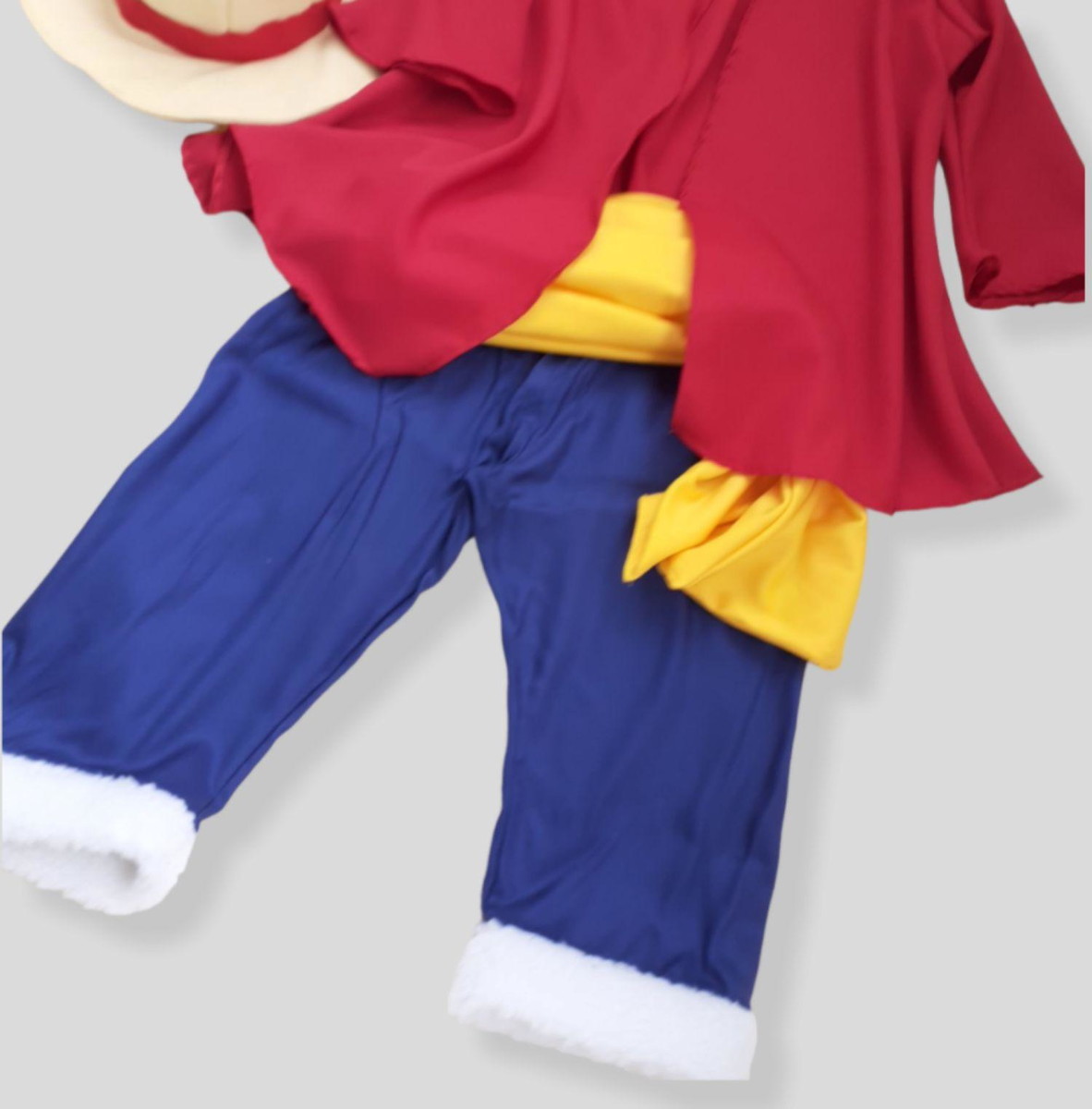 Fantasia Infantil Luffy Onepiece P Meninos 90-100cm Altura